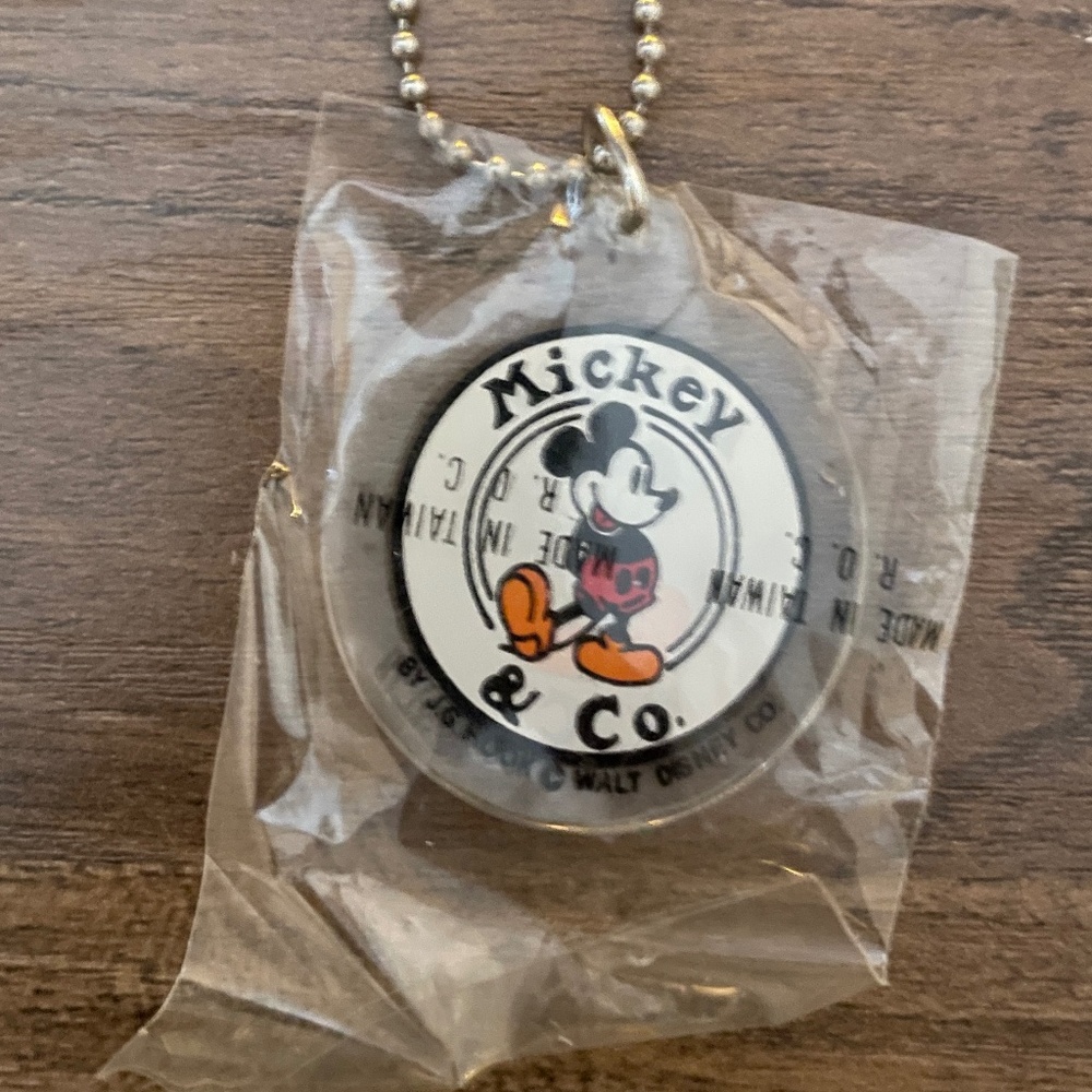 Mickey & Co keychain, Backpack Tag